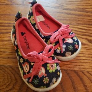 Baby Gap Floral Slip On Walkers